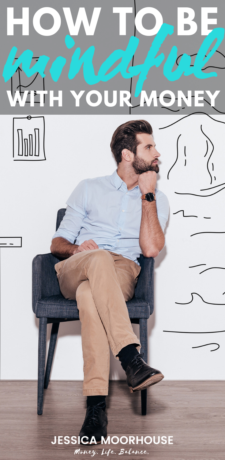 Worried about your money? That\'s actually pretty common, but it shouldn\'t be! Learn how to be more mindful and intentional with your money in my latest podcast episode with Patrick Ens from Capital One Canada. #credit #debt #personalfinance #mindfulness #money