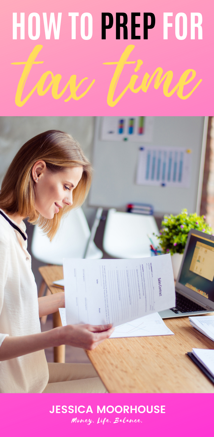 Want to learn how to prep for tax time like a pro? This tax season, follow these 6 steps to get organized, file your taxes on time, then move on with your life! #taxseason #taxes #taxtime #personalfinance