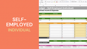 Budget Spreadsheet - Self-Employed (Individual)