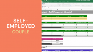 Budget Spreadsheet - Self-Employed (Couple)